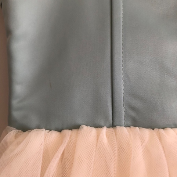 Unique Vintage Sage & Ivory Tulle Swing Cocktail Dress, XS, NWT - Picture 11 of 11